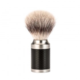 Pamatuf Silvertip Fibre cu maner din otel Muehle Rocca 31 M 96 ROCCA
